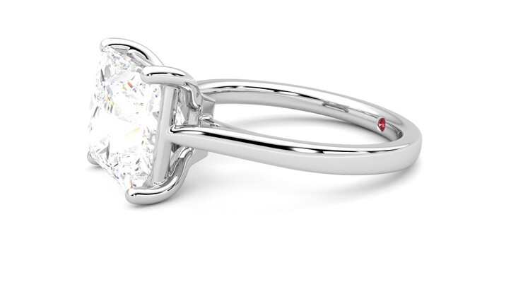 Taylor & Hart Hope Princess Engagement Ring 360 degree image 22