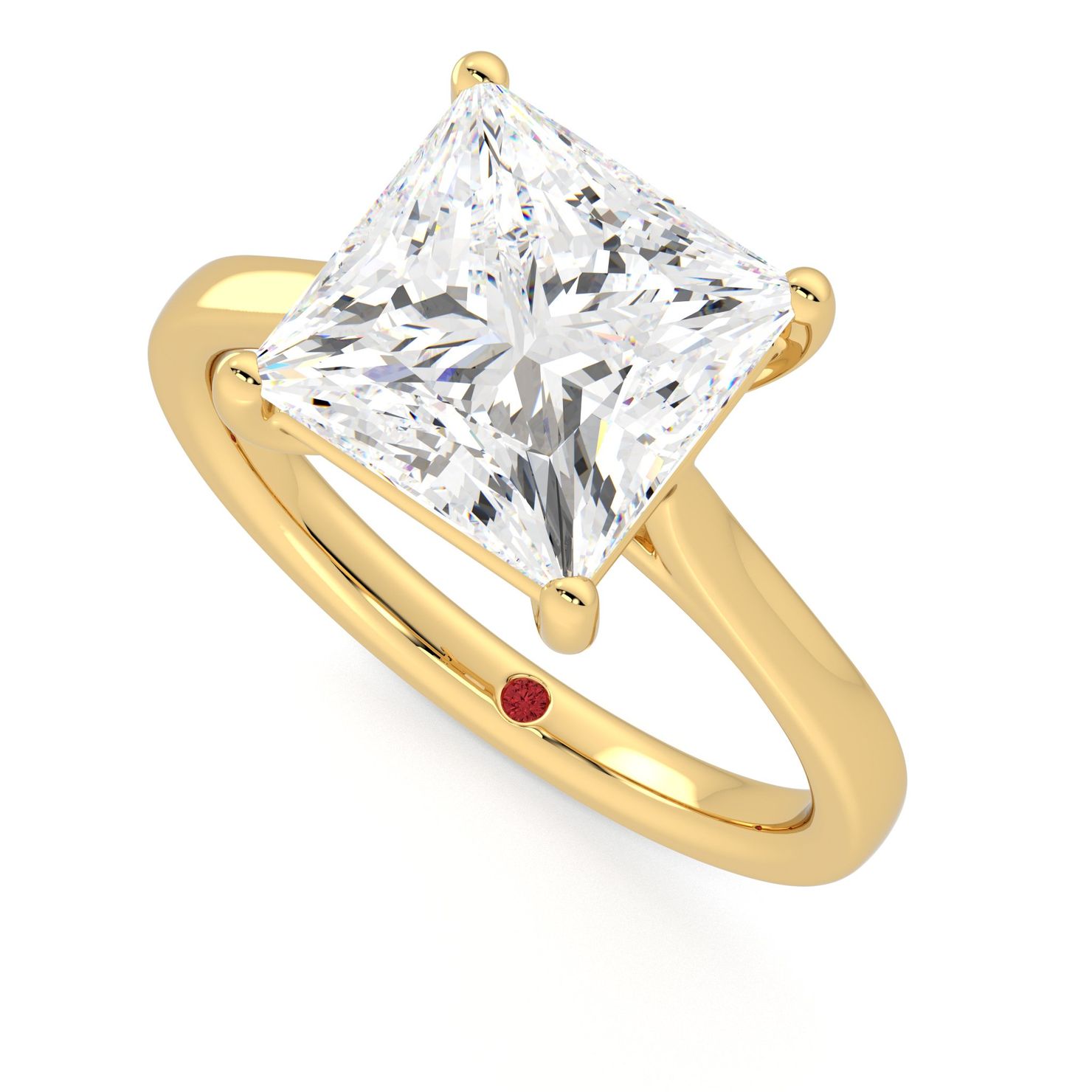 Taylor & Hart Hope Princess Engagement Ring 0