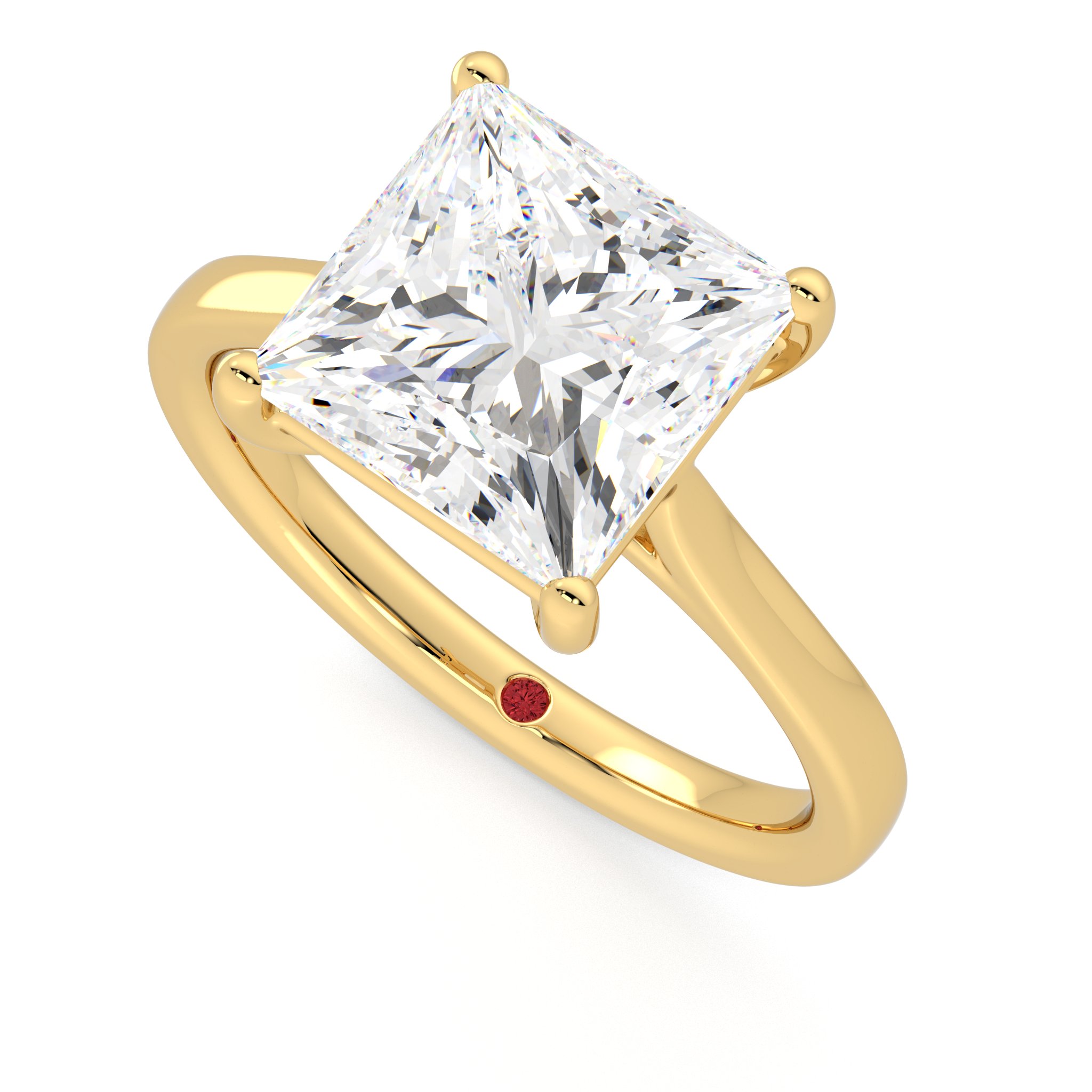 Taylor & Hart Hope Princess Engagement Ring 0