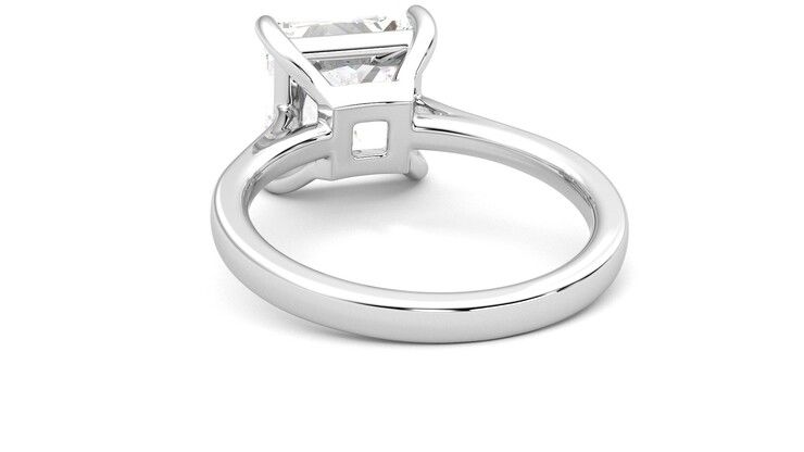Taylor & Hart Hope Princess Engagement Ring 360 degree image 16