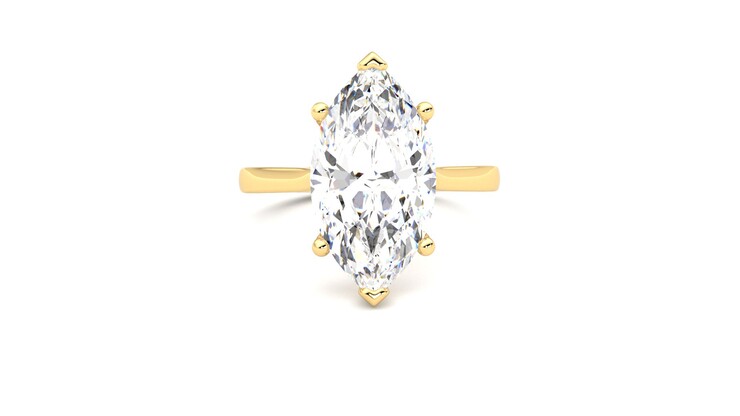 Taylor & Hart Hope Marquise Engagement Ring 360 degree image 1