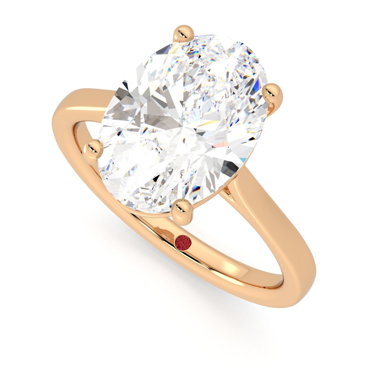 Taylor & Hart Hope Oval Engagement Ring 0