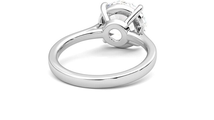 Taylor & Hart Hope Round Engagement Ring 360 degree image 14
