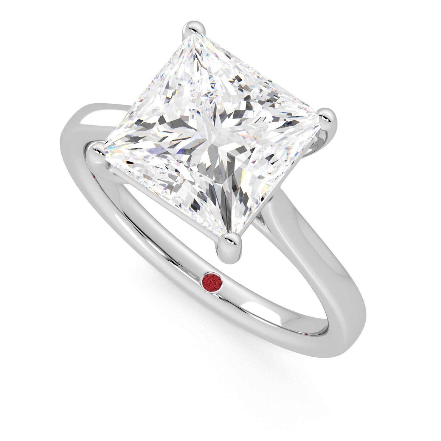 Taylor & Hart Hope Princess Engagement Ring 0