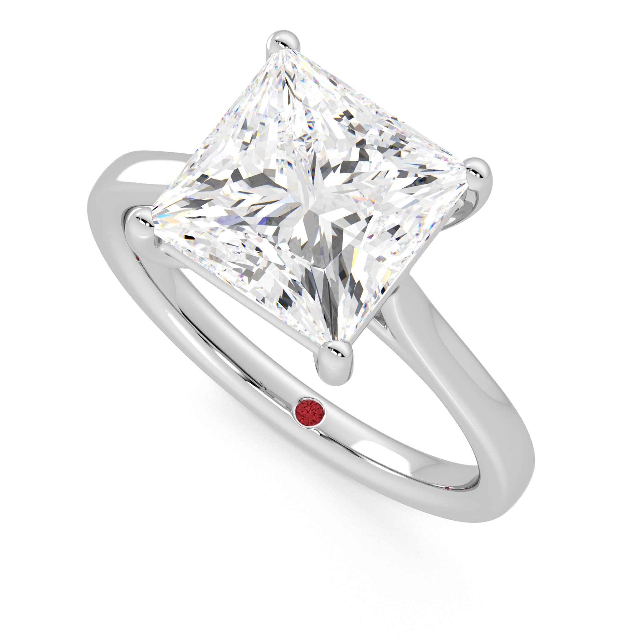 Taylor & Hart Hope Princess Engagement Ring 0