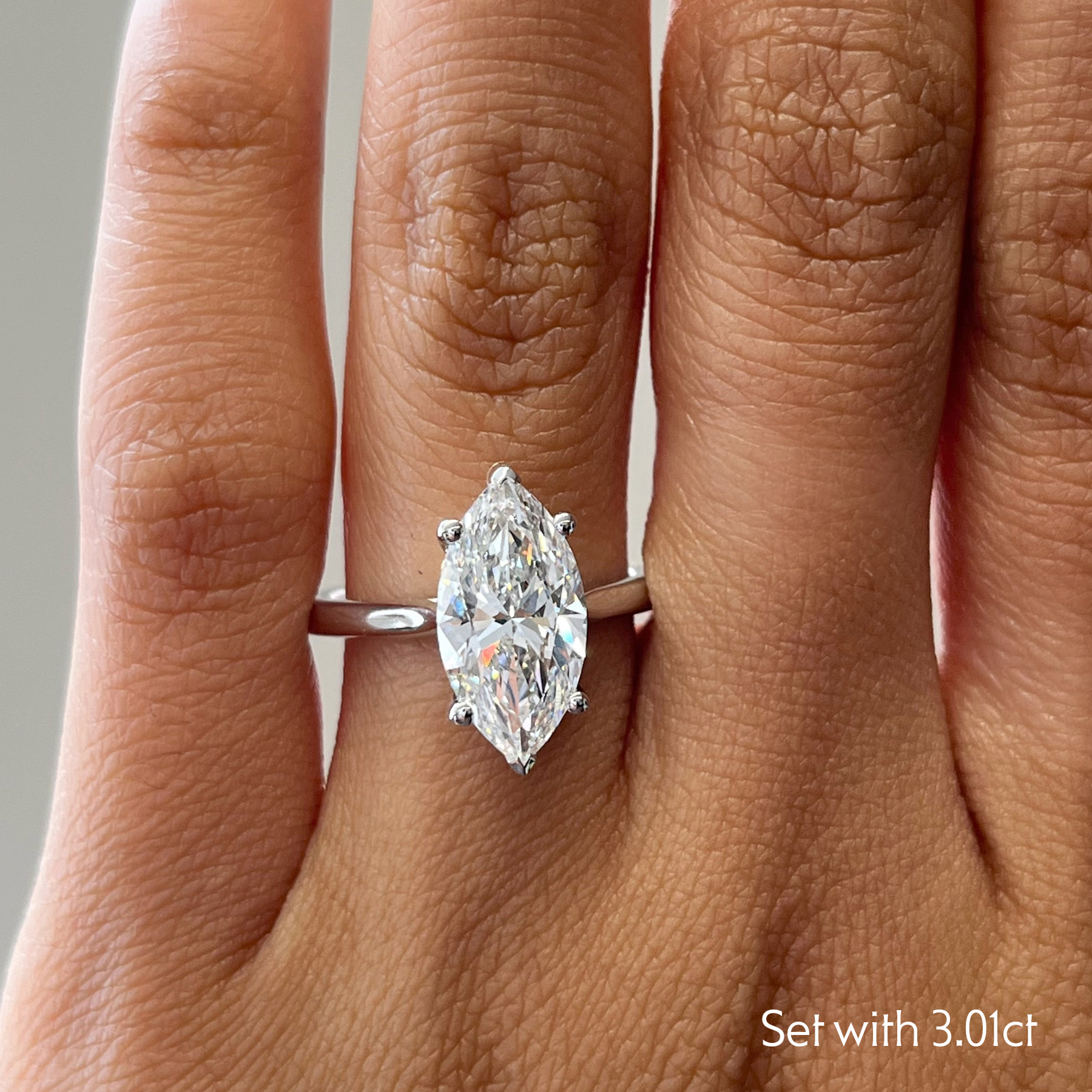 Taylor & Hart Hope Marquise Engagement Ring 1