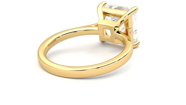 Taylor & Hart Hope Princess Engagement Ring 360 degree image 13
