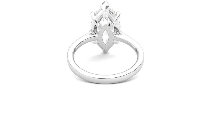 Taylor & Hart Hope Marquise Engagement Ring 360 degree image 15