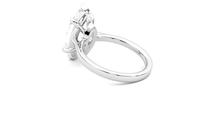 Taylor & Hart Hope Marquise Engagement Ring 360 degree image 18