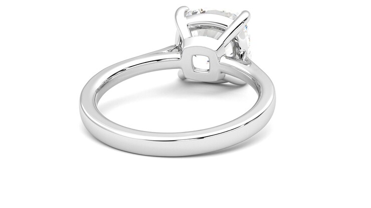 Taylor & Hart Hope Cushion Engagement Ring 360 degree image 14