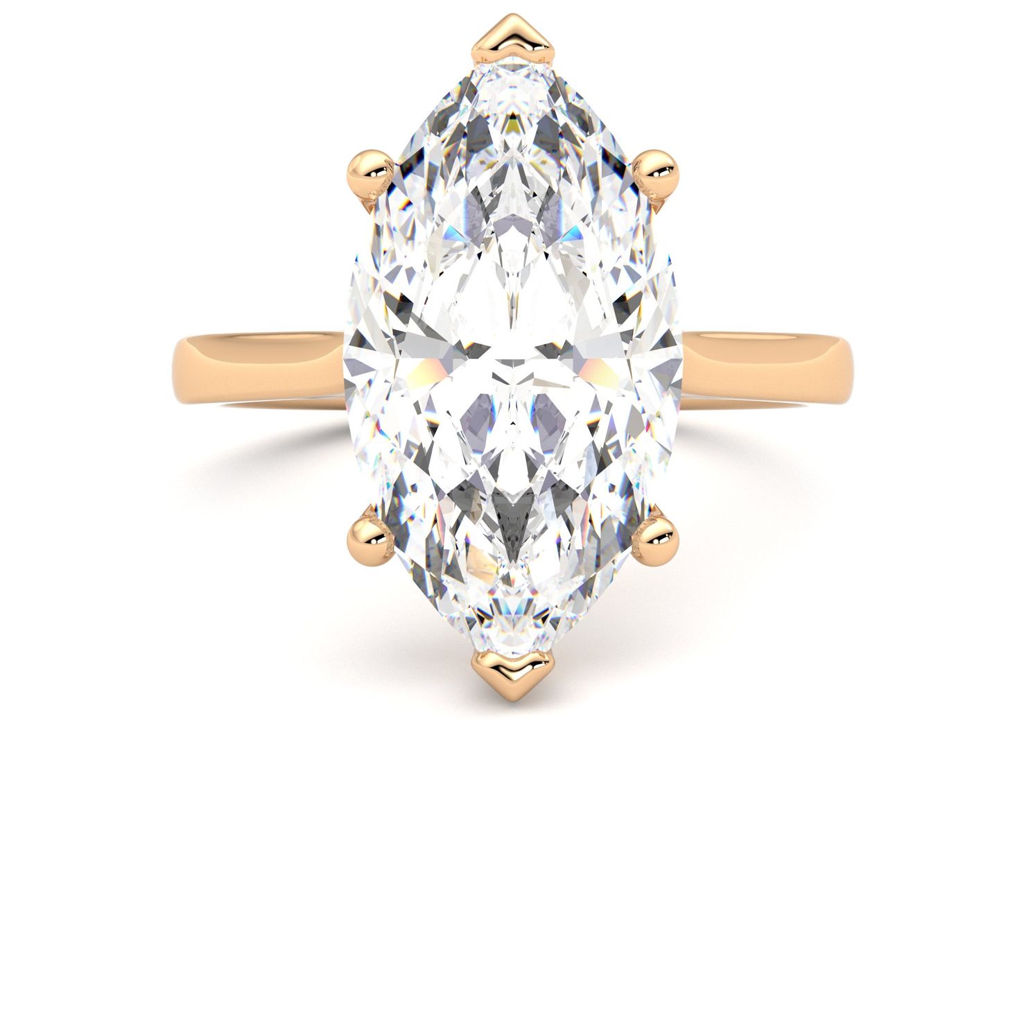 Taylor & Hart Hope Marquise Engagement Ring 0