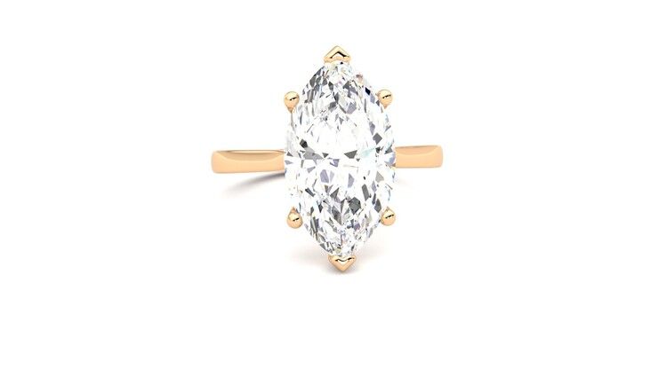 Taylor & Hart Hope Marquise Engagement Ring 360 degree image 2