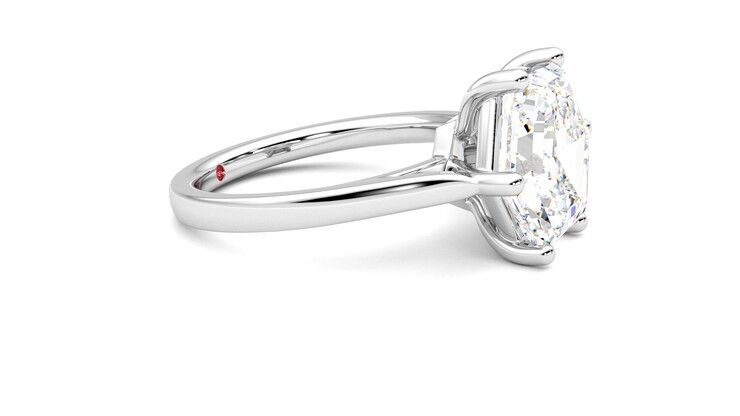 Taylor & Hart Hope Hexagonal Engagement Ring 360 degree image 8