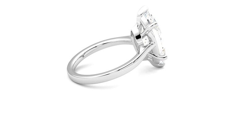 Taylor & Hart Hope Marquise Engagement Ring 360 degree image 11