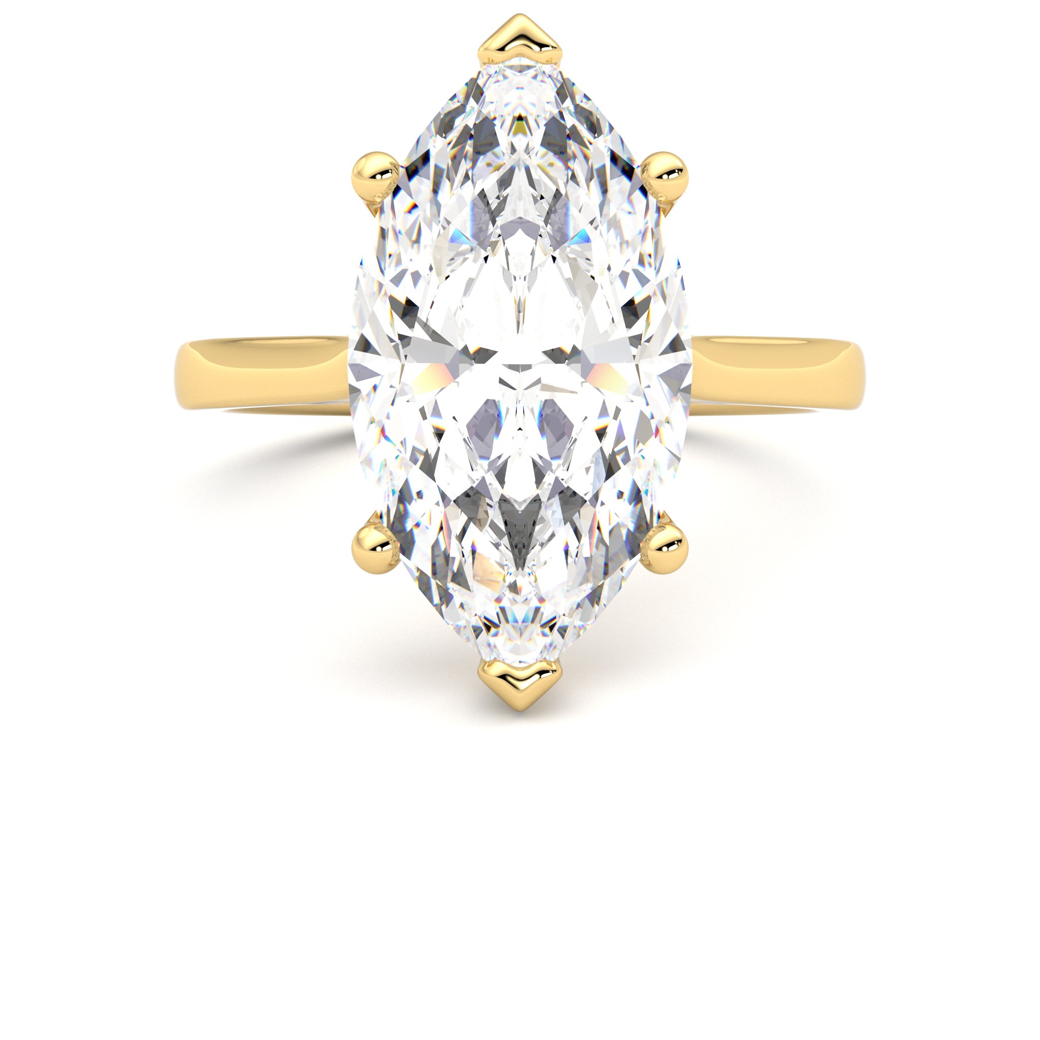Taylor & Hart Hope Marquise Engagement Ring 0