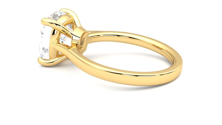 Taylor & Hart Hope Cushion Engagement Ring 360 degree image 19