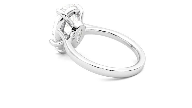 Taylor & Hart Hope Pear Engagement Ring 360 degree image 18