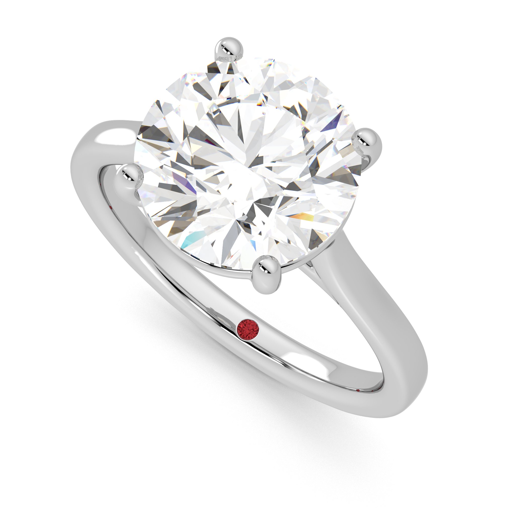 Taylor & Hart Hope Round Engagement Ring 0