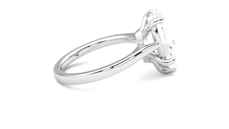 Taylor & Hart Hope Pear Engagement Ring 360 degree image 10
