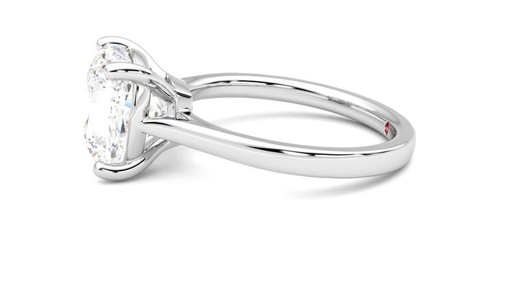 Taylor & Hart Hope Cushion Engagement Ring 360 degree image 21
