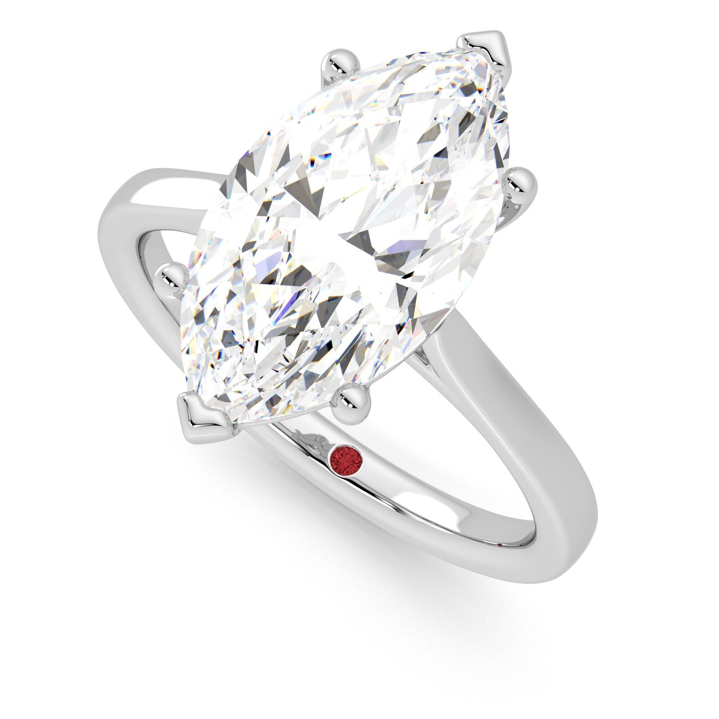 Taylor & Hart Hope Marquise Engagement Ring 0