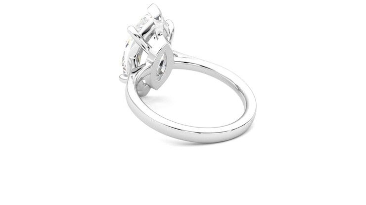Taylor & Hart Hope Marquise Engagement Ring 360 degree image 17