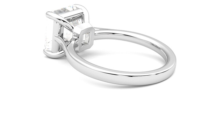 Taylor & Hart Hope Asscher Engagement Ring 360 degree image 18