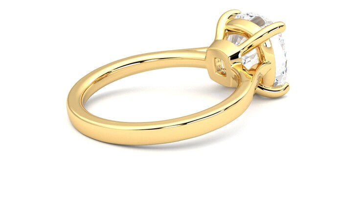Taylor & Hart Hope Cushion Engagement Ring 360 degree image 12