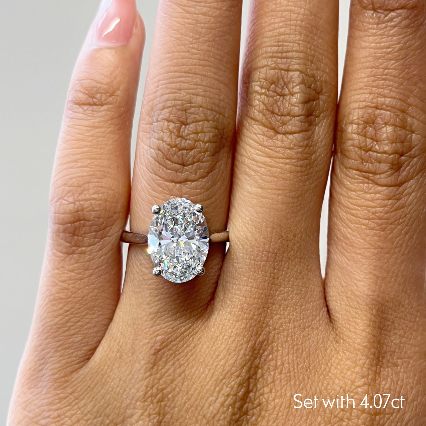 Taylor & Hart Hope Oval Engagement Ring 1