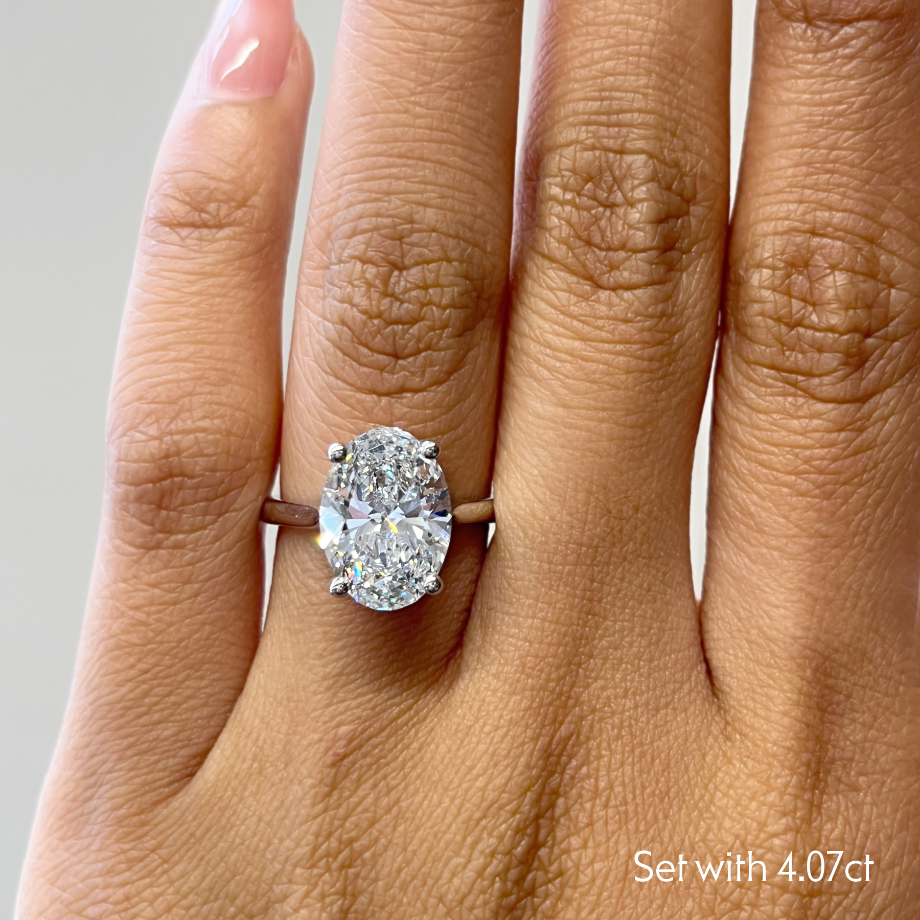 Taylor & Hart Hope Oval Engagement Ring 1