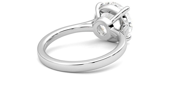 Taylor & Hart Hope Round Engagement Ring 360 degree image 13