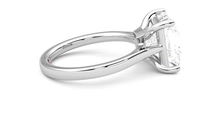 Taylor & Hart Hope Princess Engagement Ring 360 degree image 10