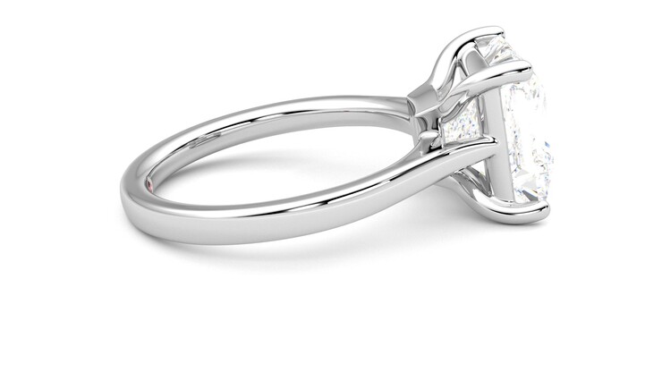 Taylor & Hart Hope Princess Engagement Ring 360 degree image 10