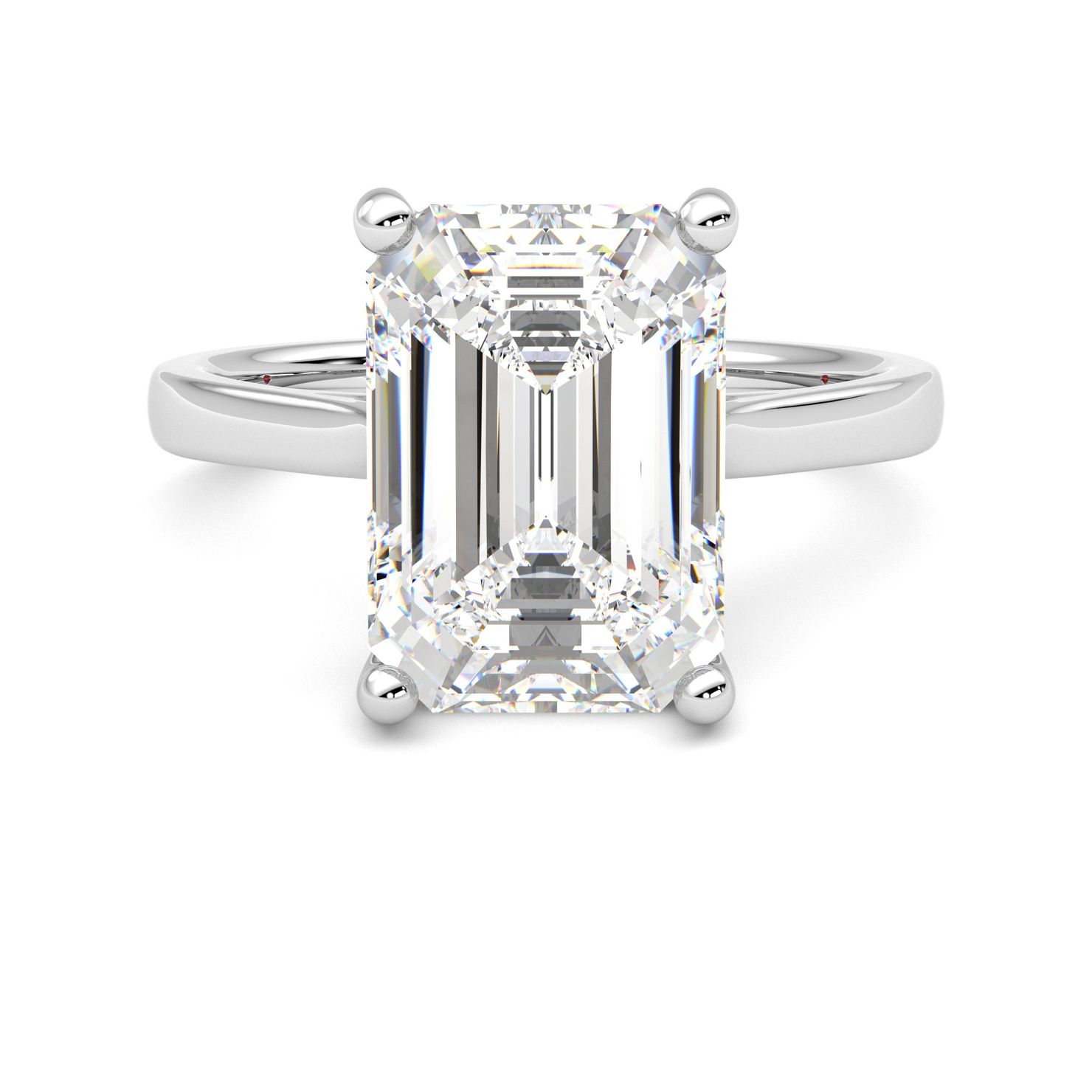 Taylor & Hart Hope Emerald Engagement Ring 0