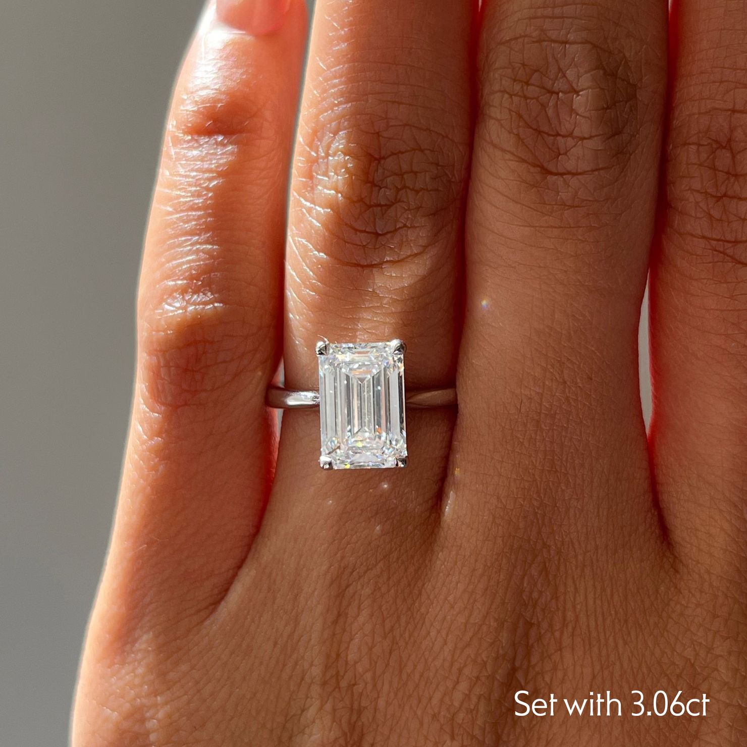 Taylor & Hart Hope Emerald Engagement Ring 1
