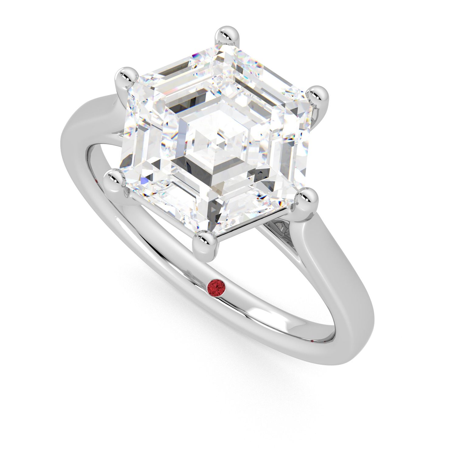 Taylor & Hart Hope Hexagonal Engagement Ring 0