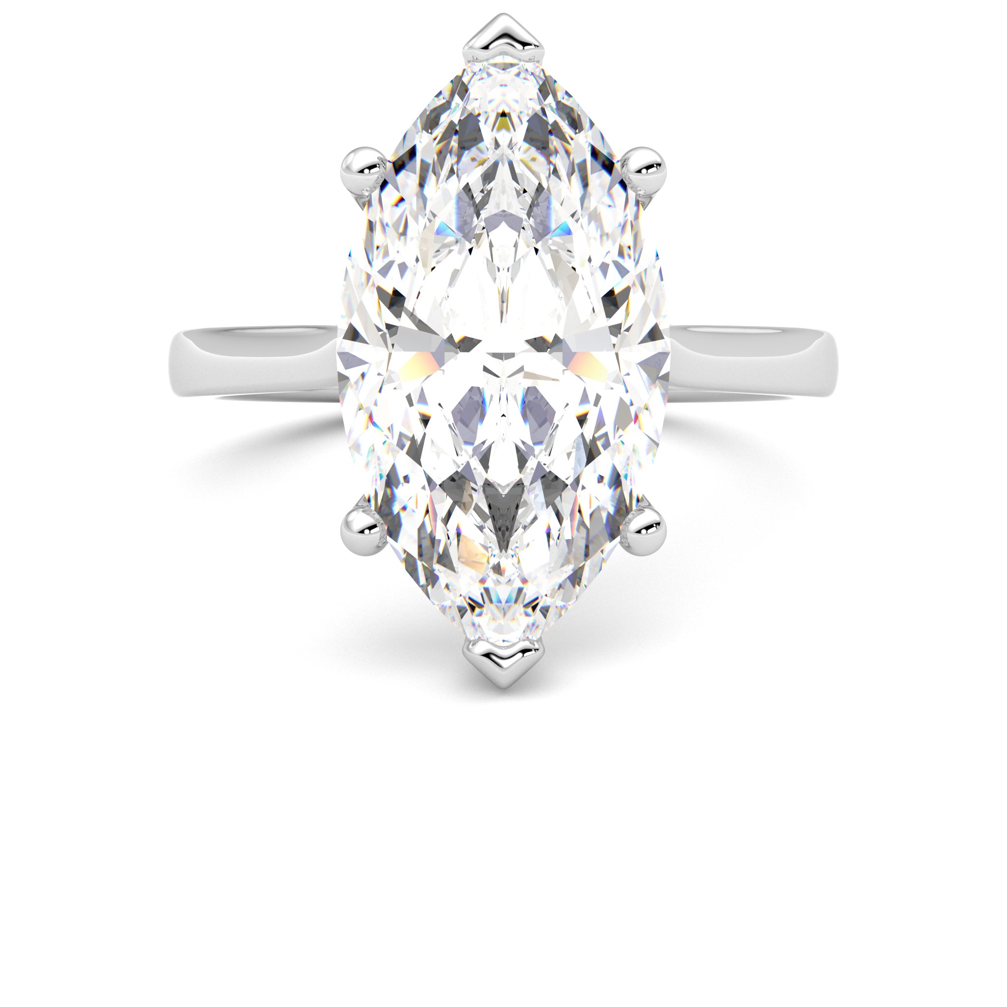 Taylor & Hart Hope Marquise Engagement Ring 0