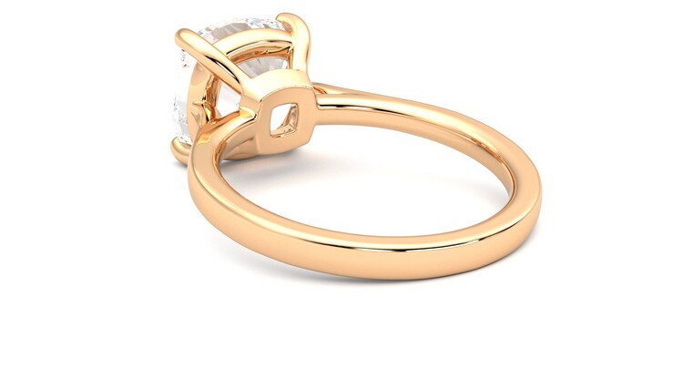 Taylor & Hart Hope Cushion Engagement Ring 360 degree image 17