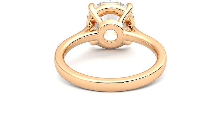 Taylor & Hart Hope Round Engagement Ring 360 degree image 15