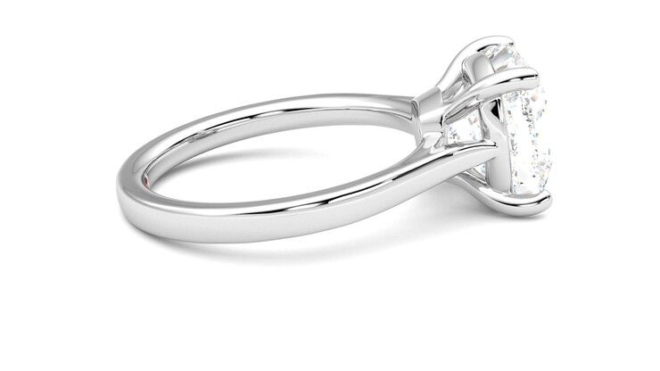 Taylor & Hart Hope Cushion Engagement Ring 360 degree image 10