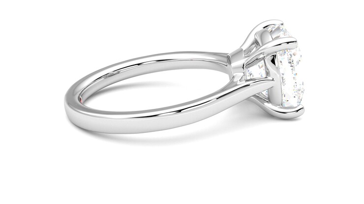 Taylor & Hart Hope Cushion Engagement Ring 360 degree image 10