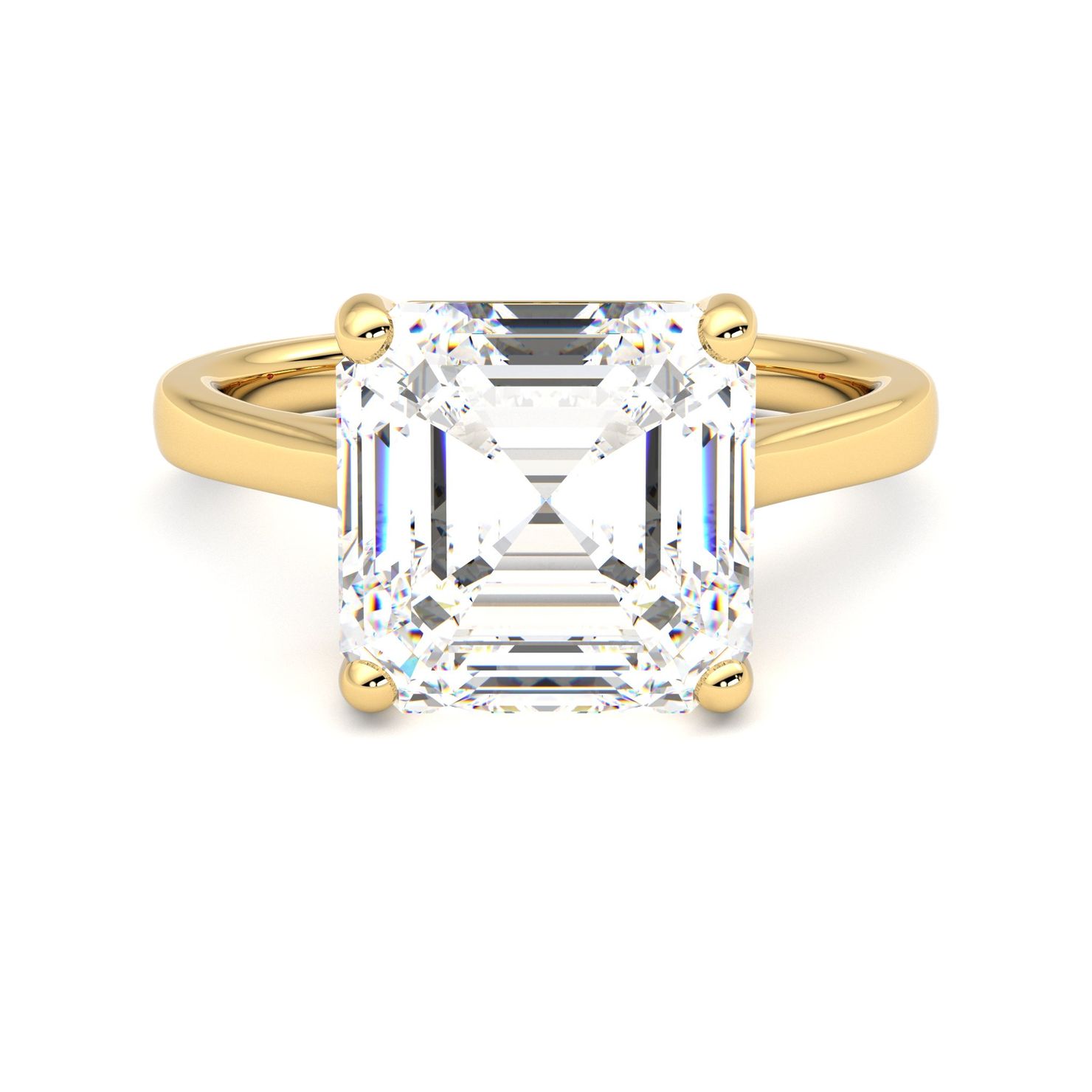 Taylor & Hart Hope Asscher Engagement Ring 0