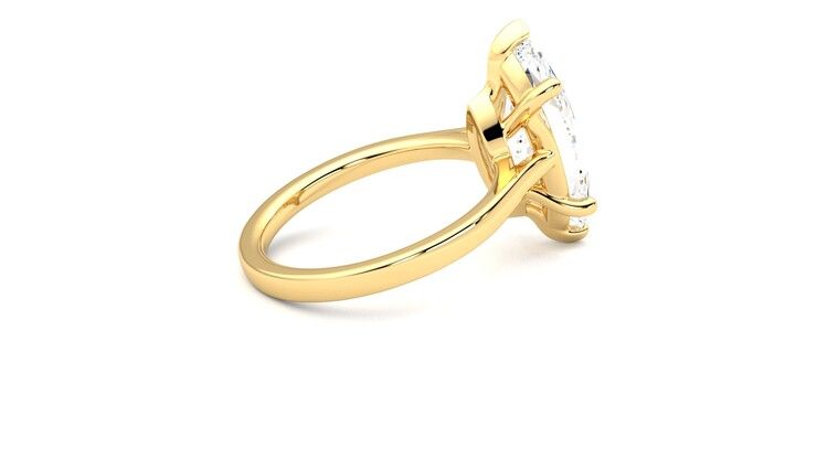Taylor & Hart Hope Marquise Engagement Ring 360 degree image 11