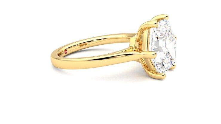 Taylor & Hart Hope Hexagonal Engagement Ring 360 degree image 8