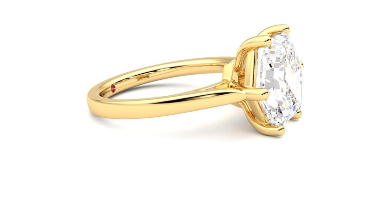 Taylor & Hart Hope Hexagonal Engagement Ring 360 degree image 8