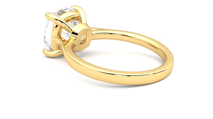 Taylor & Hart Hope Cushion Engagement Ring 360 degree image 18