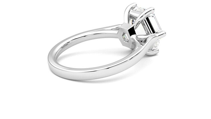 Taylor & Hart Hope Hexagonal Engagement Ring 360 degree image 12