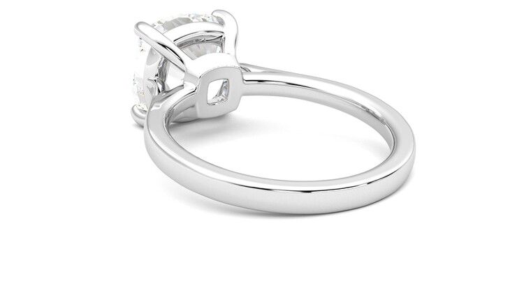 Taylor & Hart Hope Cushion Engagement Ring 360 degree image 17