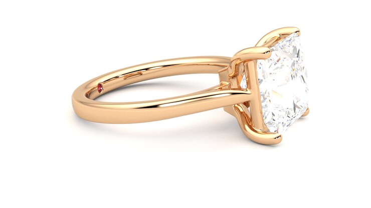 Taylor & Hart Hope Princess Engagement Ring 360 degree image 8