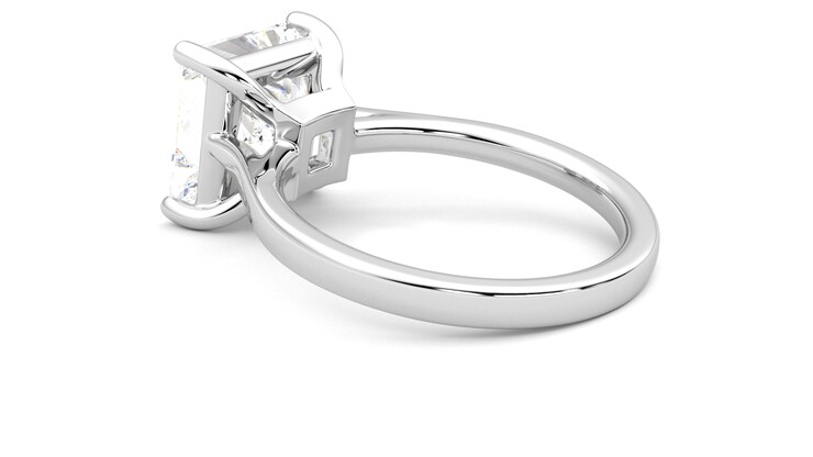 Taylor & Hart Hope Princess Engagement Ring 360 degree image 18
